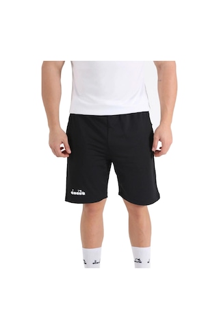 Diadora Düz Antrenman Şortu Siyah