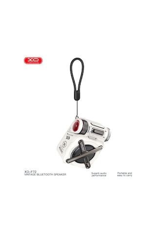 F72 Mecha Taşınabilir Kablosuz Bluetooth Hoparlör 5.4 Metal/pc/abs Gövde Tf Kart Desteği