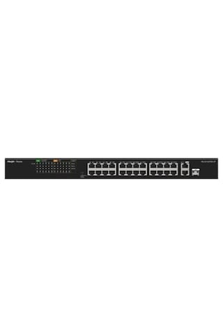 Ruijie-reyee Rg-es126s-p 26 Port 10-100 Mbps 1 Port Uplink + 1 Port 10-100-1000 Mbps Poe 370w Switch