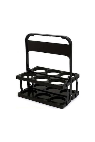 Trendooze Gaojunshop01 Katlanır 6lı Yeşil Bira Sepeti, Kahve-süt-çay İçin Pratik Saklama Kolu Yeşil