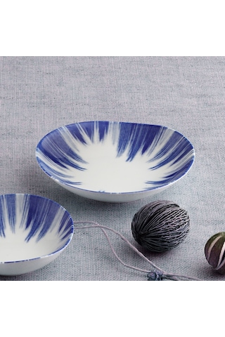 Güral Roden 6 Parça 20 Cm Asimetrik Bone Çukur Tabak Takımı - 854