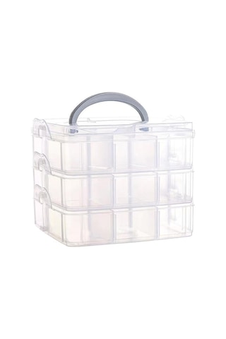 1 Adet Şeffaf Mücevher Saklama Kutusu Büyük Kapasiteli Bitirme Kutusu Kolye Yüzük Küpe Saklama Kutusu Mücevher Kutusu Süs Kutusu A