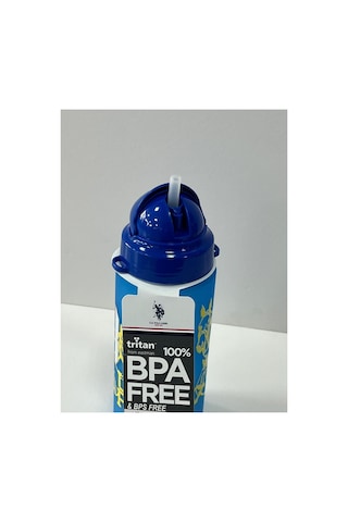 Lisanslı 400 Ml Pipetli Bpa Free Mat Renkli Matara Mat Mavi