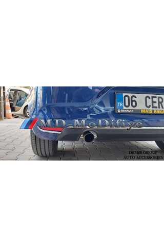 S-Dizayn  Renault Clio 5 Krom Reflektör Çıtası 2 Prç. 2019 ve Üzeri