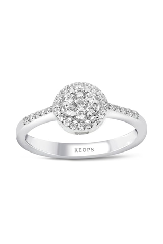 1 Karat Görünümlü Coronet Yüzük