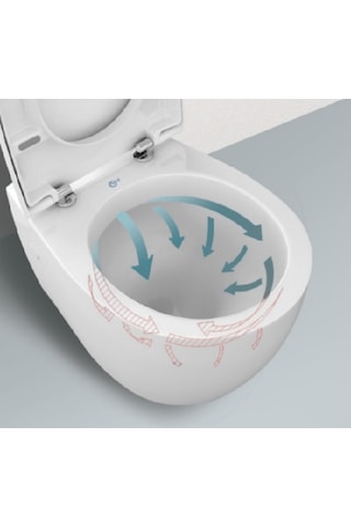 Ideal Standard Stradao Clearim Kanalsız Asma Klozet Kapak Dahil