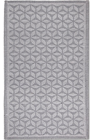 Pasific Doğal Pamuklu 2'li Banyo Paspas Seti 60x100+50x60 Cm Gri Gri