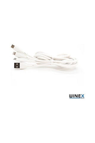 Winex Ca107 3In1 Micro, Lightning, Type-C Data Şarj Kablosu 3.4A