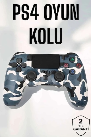 Ps4 Oyun Kolu Kamuflaj Desenli Joystick 23359857