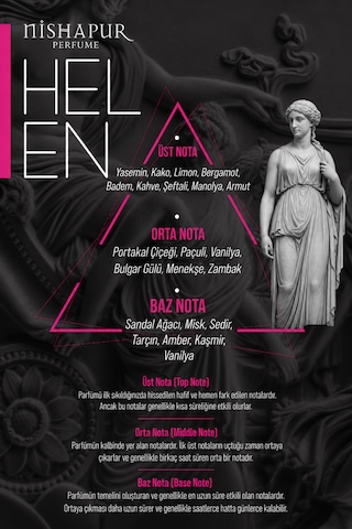 Nishapur Helen Aphrodisiaque 100 Ml Extrait De Parfum Kadın Parfüm Zarif, Kalıcı Ve Etkileyici Koku Çiçeksi