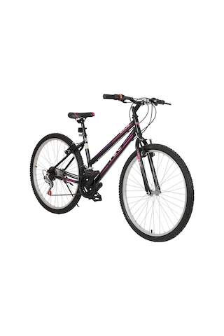 Belderia Tec Eros 26 Jant 21 Vites Dağ Bisikleti 38 Cm Siyah / Pembe Siyah - Yeşil