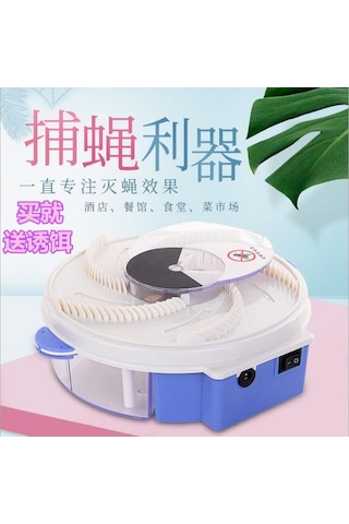 Createtech Elektrikli Sinek Öldürücü - Otomatik Döner Usb Şarjlı Evrensel Tak Çalıştır Anahtarlı