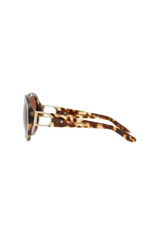 Ralph Lauren 8188q 605613 Oval Leopar Kadın Güneş Gözlüğü