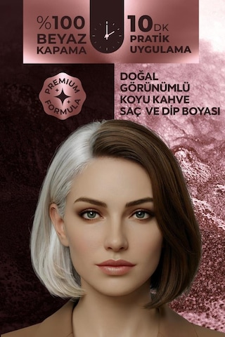 Softto Plus Expert Woman Brown Hair Color Koyu Kahve Kadınlara Özel Doğal Görünüm
