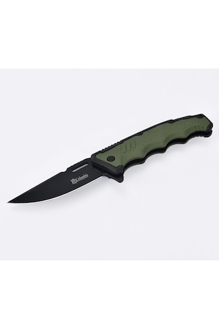 Columbia Kamp Bıçağı, Paslanmaz Çelik Bıçak, Av Bıçağı, Katlanır Çakı, Açık 22 Cm, Kapalı 13 Cm - Siyah