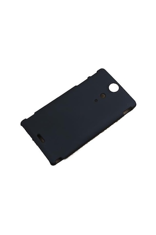 Xperia Tx Lt29i İle Uyumlu Sert Kauçuk Kılıf Siyah