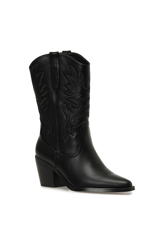 Butigo 24k-1002 5pr Siyah Kadın Kovboy Bot 000000000102050923 Siyah