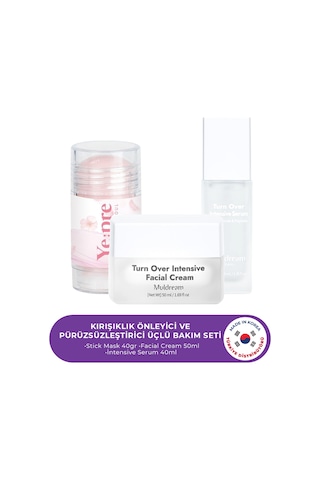 Kırışıklık Önleyici Ve Pürüzsüzleştirici Üçlü Bakım Seti