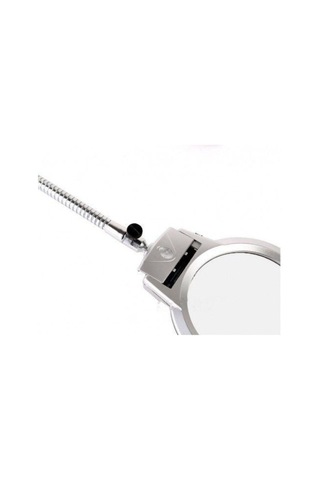 Mandallı Metal Hortumlu Masa Üstü Büyüteç 130 Mm