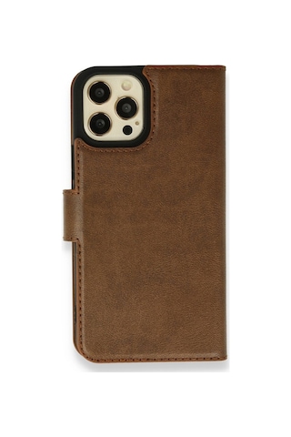 Apple Uyumlu iPhone 12 / 12 Pro Kılıf FitCase Elite Kapaklı Cüzdanlı