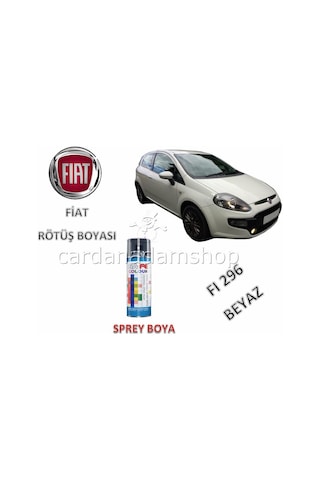 Fiat Punto Evo Beyaz Rötüş Boyası Fı296 Kodlu Sprey Boya (520384303)