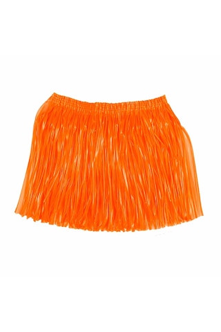 Lunaev Neon Turuncu Hawaii Parti Eteği 40 Cm