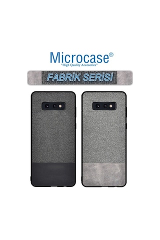 Samsung Uyumlu Galaxy S10E Fabrik Serisi Kumas & Deri Desen Kilif 396544875