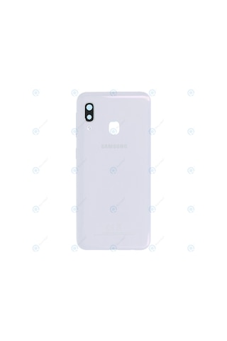 Samsung Galaxy Uyumlu A20e Kasa Kapak Yan Tuşlar, Lens Hariç Beyaz