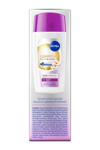 Nıvea Skin Glow Anında Aydınlatıcı Günlük Uv Fluid Krem Spf50 40 Ml