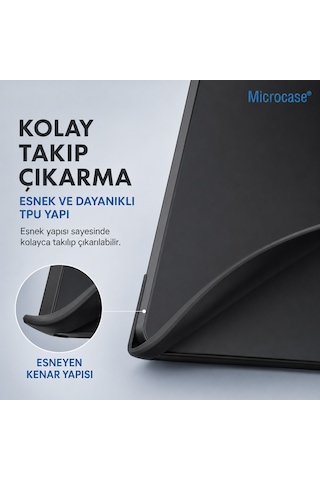 Microcase Xiaomi Pad Mini 8 İnch Tablet İle Uyumlu Papermatte Edition Tablet Silikon Tpu Soft Kılıf -al8102
