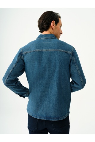 Oversize Fit Erkek Ceket Denim