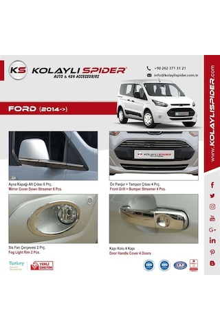 Ford Connect Kaput Koruyucu 2014 Ve Sonrası