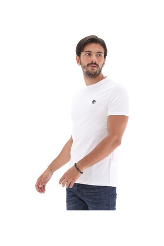 Timberland Ss Dunstan Rıver Jersey C Beyaz Erkek Kısa Kol T-Shirt