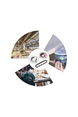 Tongxida 22 Dişli Yüksek Hız Ahşap Zincirli Testere Diski - Kök Oyma Ve Buhar Makinesi İçin