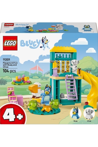 LEGO® Bluey: Bluey ve Chloe ile Oyun Parkı Eğlencesi 11201 - 4 Yaş ve Üzeri Çocuklar için Yaratıcı Oyuncak Yapım Seti (104 Parça)