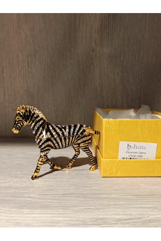 Swarovski Taşlı Zebra Mücevherlik / Dekoratif Biblo