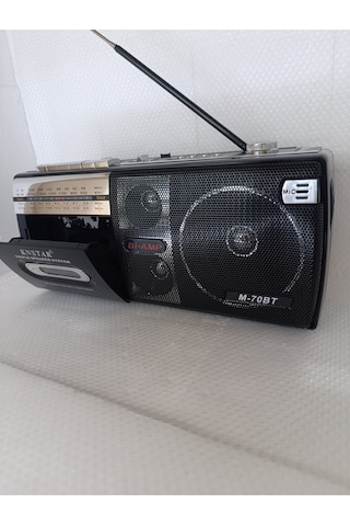 Klasik Radyo Kaset Çalar Nostaljik Radyo Nostaljik Kaset Çalar Usb Tf Çalar - Siyah- Tek Ebat