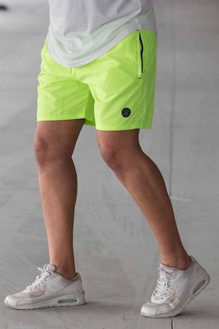 Madmext Neon Yeşil Basic Deniz Şortu 4262