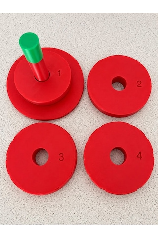 Meydora 3d Baskı Çilek Dizme Oyuncağı Montessori Eğitici Renk Ve Sıralama Oyunu