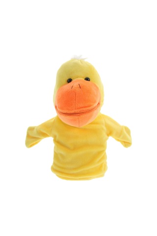 2 Li Fil Ve Ördek Peluş El Kuklası Seti Ağzı Hareket Eden Eğitici Kuklalar Çok Renkli