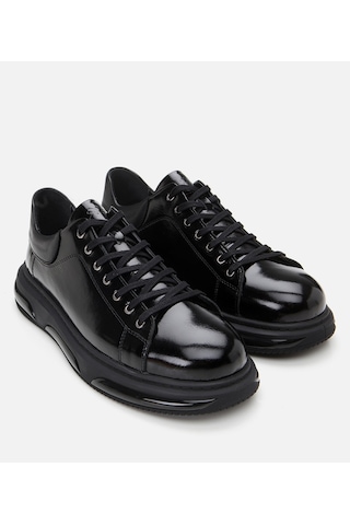 Hotiç Erkek Rugan Deri Siyah Hafif Tabanlı Spor Ayakkabı 02ayh305920a100 Siyah-black Siyah
