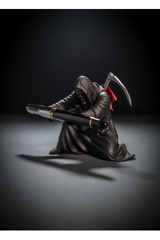 Grim Reaper - Azrail Kalem Tutucu Gümüş - Siyah