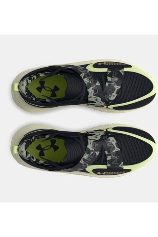 Under Armour - Erkek Flow Futr X 4 Camo Basketbol Ayakkabısı 3027772-001 Black Retro Green Metallic Gold Çok Renkli