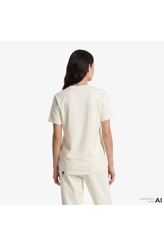 The North Face Blanca Regular Short Sleeve Kadın Beyaz T-shirt Nf0a8fwnqlı1