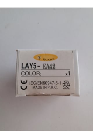 QUANT LAY5 EA42 TEK KONTAKLI STOP BUTONU