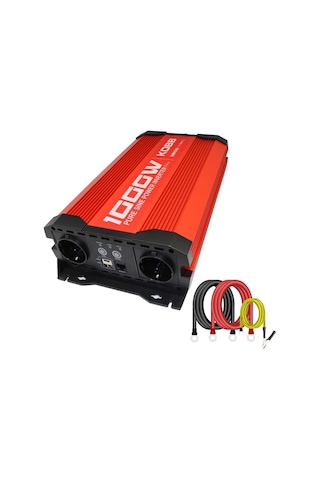 Kobb Kbn1000 12v/220v 1000watt Tam Sinüs Dönüştürücü İnvertör Fr Kbn1000