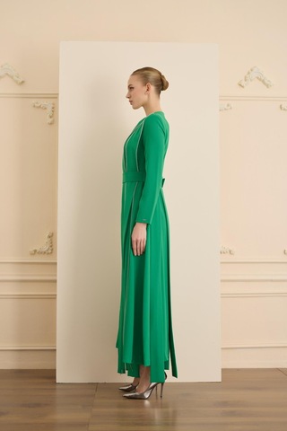 Senna Tease Dress Yeşil Yeşil
