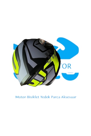 Çeneden Açılır Kask Karışık Renk