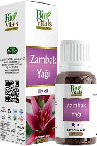 Bio Vitals Zambak Yağı 20 Ml Bio Vitals Zambak Yağı 20 Ml