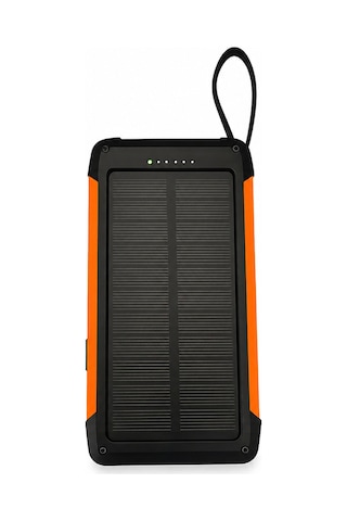 3'ü 1 Arada Solar Powerbank Turuncu